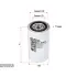 Fuel filter, Spin-On. Фильтр топливный, накручиваемый SAKURA FC5504 (фото 1)
