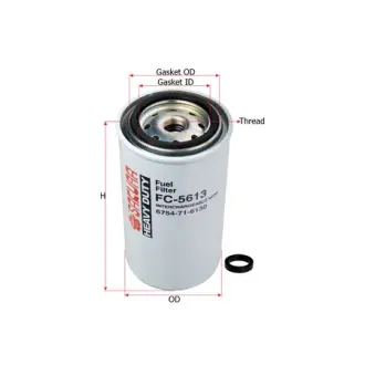 Fuel filter, Spin-On. Фильтр топливный, накручиваемый SAKURA FC5613