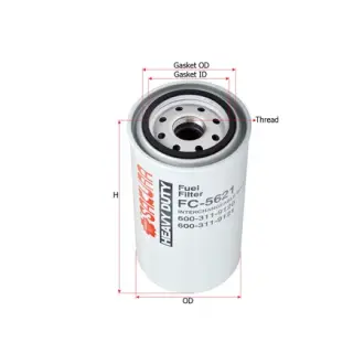 Fuel filter, Spin-On. Фильтр топливный, накручиваемый SAKURA FC5621