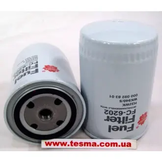 Fuel filter, Spin-On. Фильтр топливный, накручиваемый SAKURA FC6202