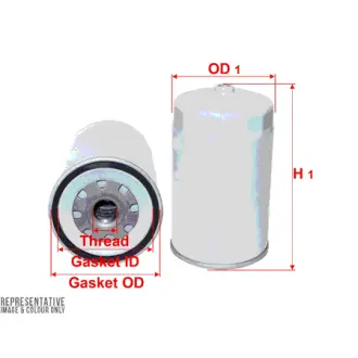 Fuel filter, Spin-On. Фильтр топливный, накручиваемый SAKURA FC62120