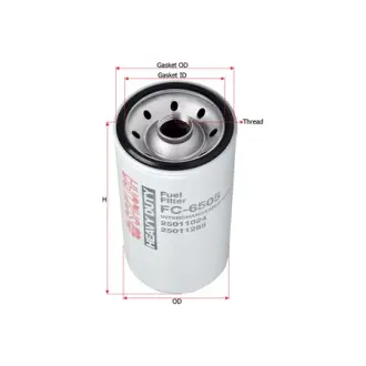 Фильтр топливный, накручивающийся, картридж SAKURA FC6505