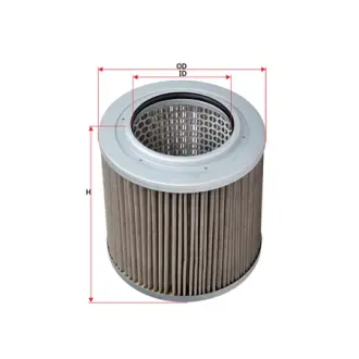 Hydraulic filter, cartridge. Фильтр гидравлический, вставка SAKURA H2716