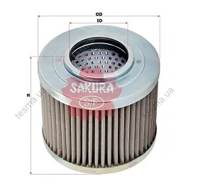 hydraulic filter, cartridge. фильтр гидравлический, вставка SAKURA H5204 - фото 1