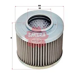 hydraulic filter, cartridge. фильтр гидравлический, вставка SAKURA H5204