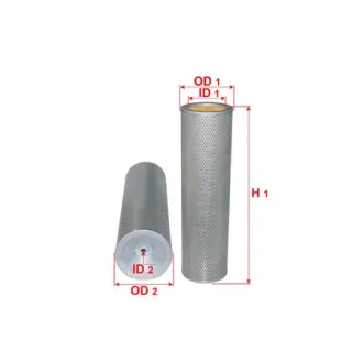 Hydraulic filter, cartridge. Фильтр гидравлический, вставка SAKURA H76050