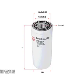 Hydraulic filter, Spin-On. Фильтр гидравлический, накручиваемый SAKURA HC5504