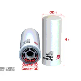 Hydraulic filter, Spin-On. Фильтр гидравлический, накручиваемый SAKURA HC5506