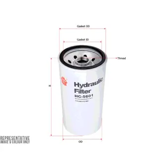 Hydraulic filter, Spin-On. Фильтр гидравлический, накручиваемый SAKURA HC5601