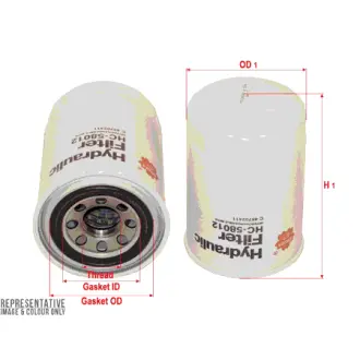 Фильтр гидравлический, накручивающийся, картридж SAKURA HC58012