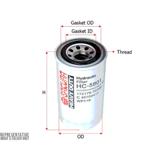 Hydraulic filter, Spin-On. Фильтр гидравлический, накручиваемый SAKURA HC5801