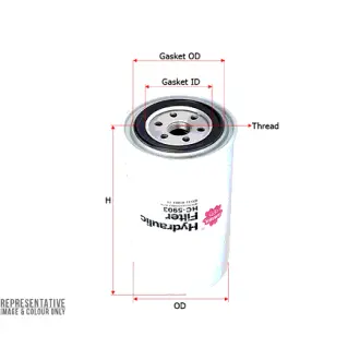 Hydraulic filter, Spin-On. Фильтр гидравлический, накручиваемый SAKURA HC5903
