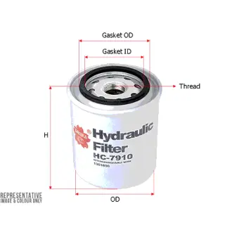 Hydraulic filter, Spin-On. Фильтр гидравлический, накручиваемый SAKURA HC7910