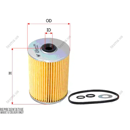 Oil filter, cartridge. Фильтр масляный, вставка SAKURA O1016 (фото 1)