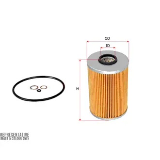 Фильтр масляный, элемент, круглый SAKURA O3001