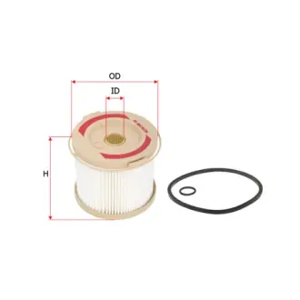 Fuel filter, water separator, element. Фильтр топливный, сепаратор, элемент SAKURA SF191130