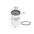 Fuel filter, water separator, Spin-On. Фильтр топливный, сепаратор, накручиваемый SAKURA SFC530410 (фото 2)