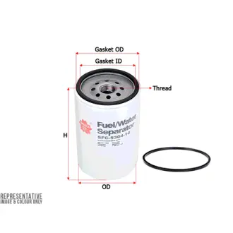 Fuel filter, water separator, Spin-On. Фильтр топливный, сепаратор, накручиваемый SAKURA SFC530410
