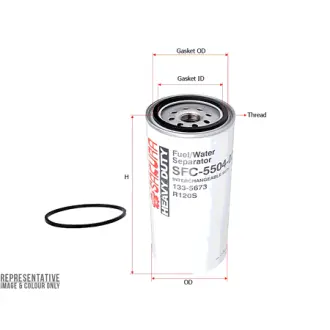 Fuel filter wter separator element. Сепаратор топливный, накручивающийся, картридж SAKURA SFC550402