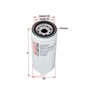 Сепаратор топливный, накручивающийся, картридж SAKURA SFC550910