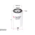 Сепаратор топливный, накручивающийся, картридж SAKURA SFC55200 (фото 1)