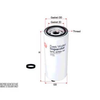 Fuel filter water separator, Spin-On. Фильтр топливный сепаратор, накручиваемый SAKURA SFC570210