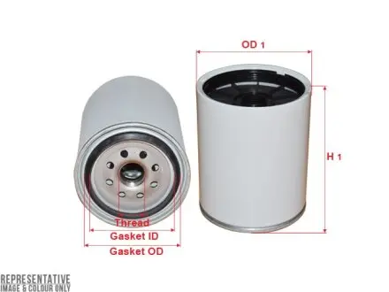 Сепаратор топливный, накручивающийся, картридж SAKURA SFC6701030