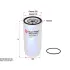 Fuel filter water separator, Spin-On. Фильтр топливный сепаратор, накручиваемый SAKURA SFC793930 (фото 1)