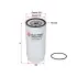 Fuel filter water separator, Spin-On. Фильтр топливный сепаратор, накручиваемый SAKURA SFC793930 (фото 2)