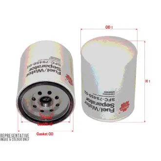 Сепаратор топливный, накручивающийся, картридж SAKURA SFC7945002
