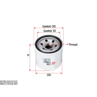 Oil filter, Spin-On. Фильтр масляный, накручиваемый SAKURA TC1801