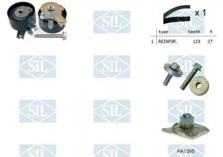 Водяной насос + комплект зубчатого ремня SALERI K1PA1395