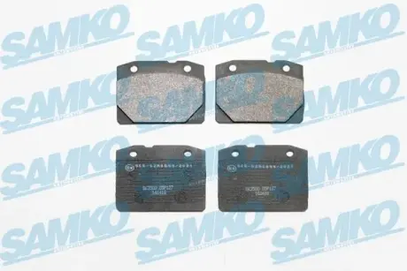 Колодки гальмівні (передні) Lada 2101/2102/2103/2104/2105/2106/2107 70-12 SAMKO 5SP127