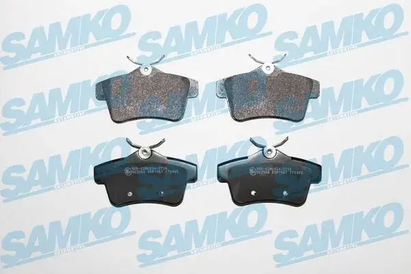 Колодки дискового тормоза SAMKO 5SP1567 (фото 1)