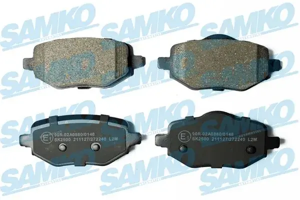 Комплект гальмівних накладок SAMKO 5SP2240 (фото 1)