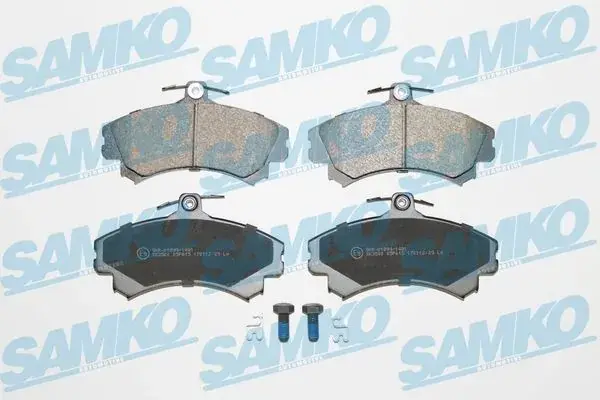 Колодки дискового тормоза SAMKO 5SP615 (фото 1)