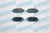 Тормозные колодки задние Nissan/Infiniti/Koleos Akebono (h=38mm толщина 15mm) SAMKO 5SP857 (фото 1)