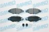 Тормозные колодки передние 206 04/01-> SAMKO 5SP903 (фото 1)