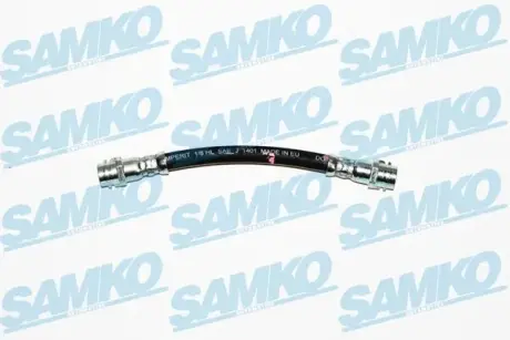 Шланг гальмівний (задній) Audi A1/A3/TT/Skoda Fabia I-ll/Octavia/Roomster/VW Golf 1.0-3.2 95- (140mm) SAMKO 6T46735
