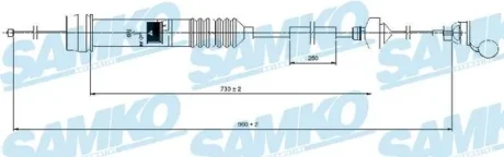 Автозапчасть SAMKO C0013C
