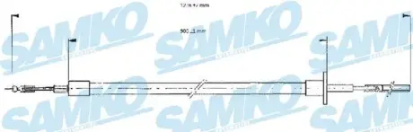 Трос зчеплення SAMKO C0052C