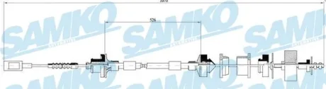 Автозапчасть SAMKO C0061C