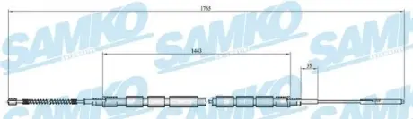 Трос зчеплення SAMKO C0657B
