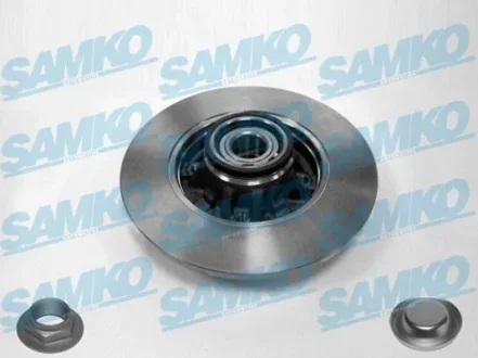 Гальмівний диск SAMKO P1011PCA