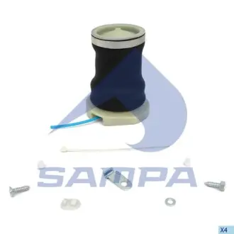 Пневморесора кабіни без амортизатора SAMPA 050.218-01