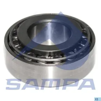 Підшипник маточини колеса DAF 45x100x38,5 SAMPA 050.327