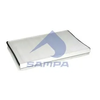 Cabin air filter, element. Фильтр салона, кондиционера, воздушный, элемент SAMPA 051173