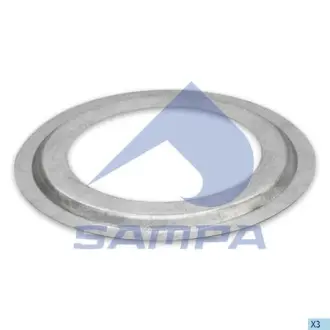 Захист гальмівного механізму, BPW, 95,5x148,5x5,5 SAMPA 070.205