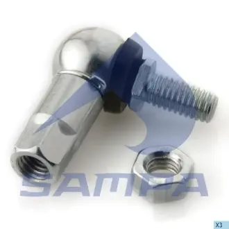 Шарнир тяжки M6 с пыльником SAMPA 080355
