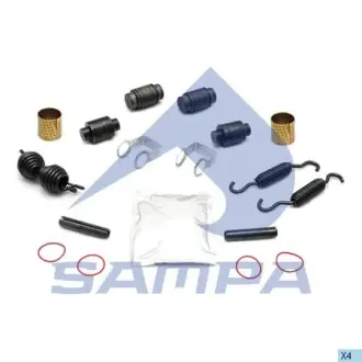 Ремонтний комплект гальмівної колодки SAMPA 085.510